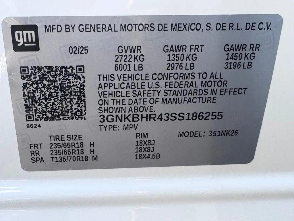 2025 Chevrolet Blazer - $24,342