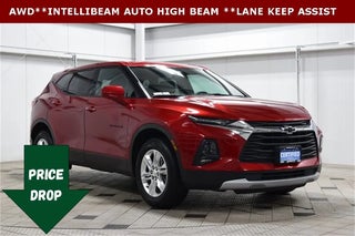 2022 Chevrolet Blazer with Cherry Red Tintcoat Exterior