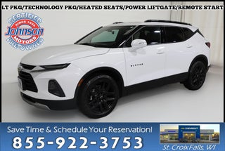 2022 Chevrolet Blazer with Summit White Exterior