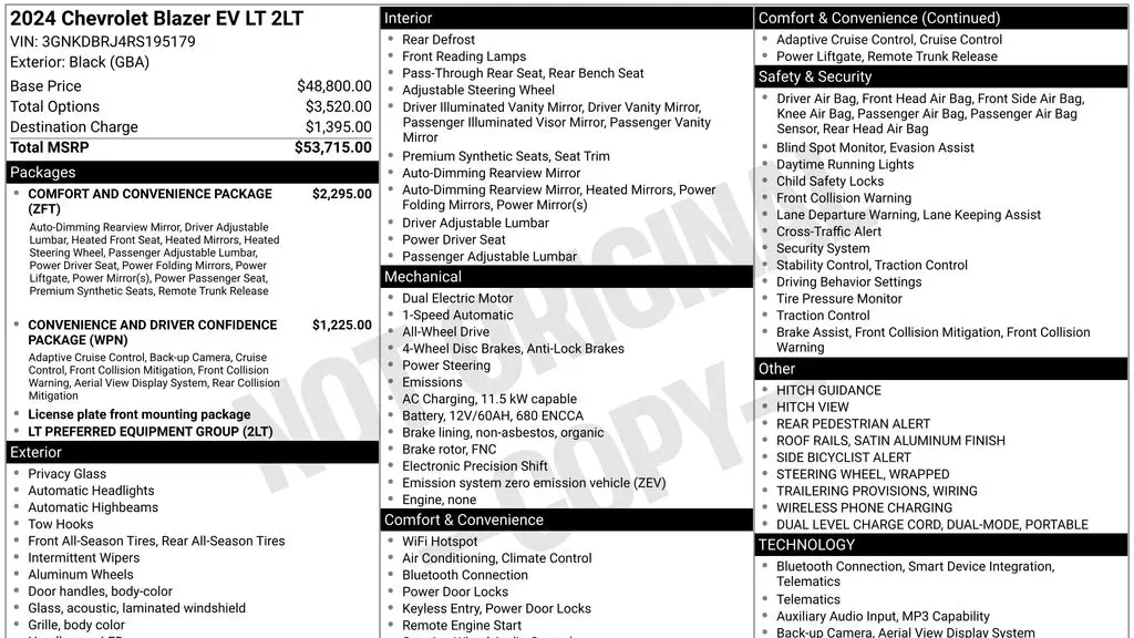 2024 Chevrolet Blazer EV 2LT