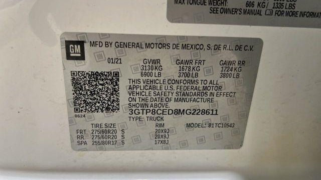 2021 GMC Sierra 1500 Elevation