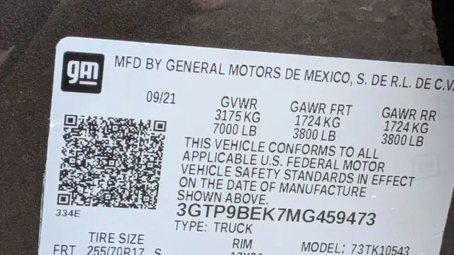 2021 GMC Sierra 1500 SLE