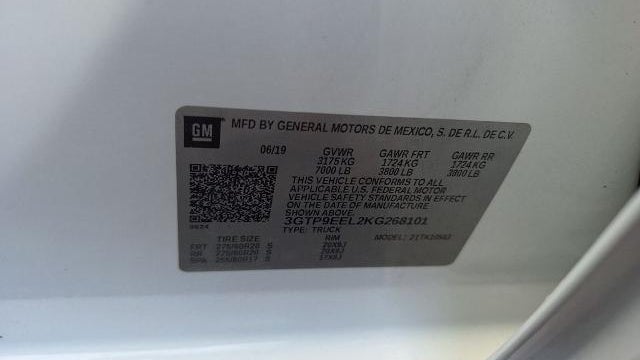 2019 GMC Sierra 1500 AT4