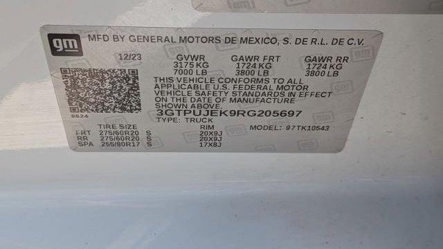 2024 GMC Sierra 1500 Elevation Standard