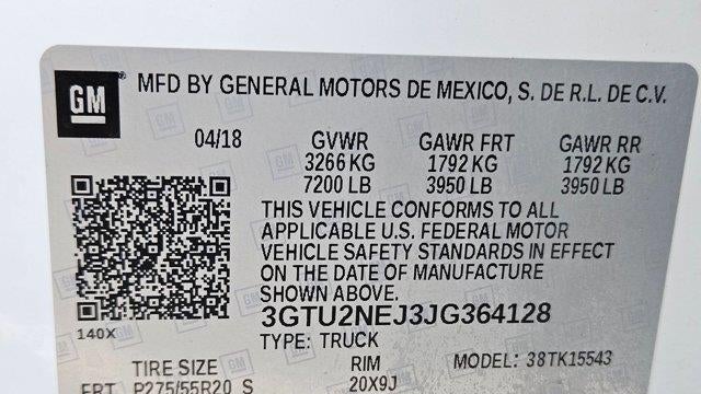 2018 GMC Sierra 1500 SLT