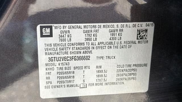 2015 GMC Sierra 1500 SLT