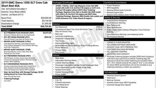 2019 GMC Sierra 1500 SLT