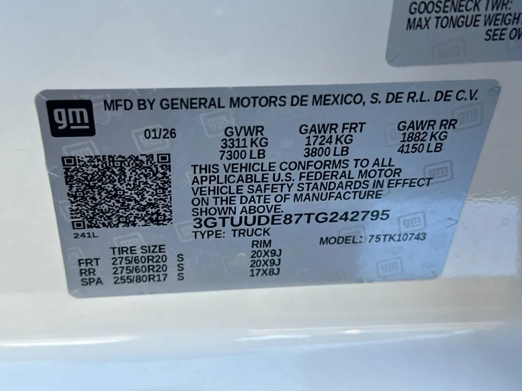 2026 GMC Sierra - $52,655