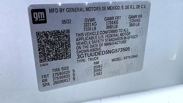 2022 GMC Sierra 1500 SLT