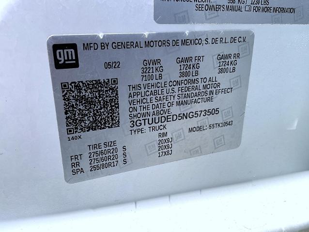 2022 GMC Sierra - $34,945