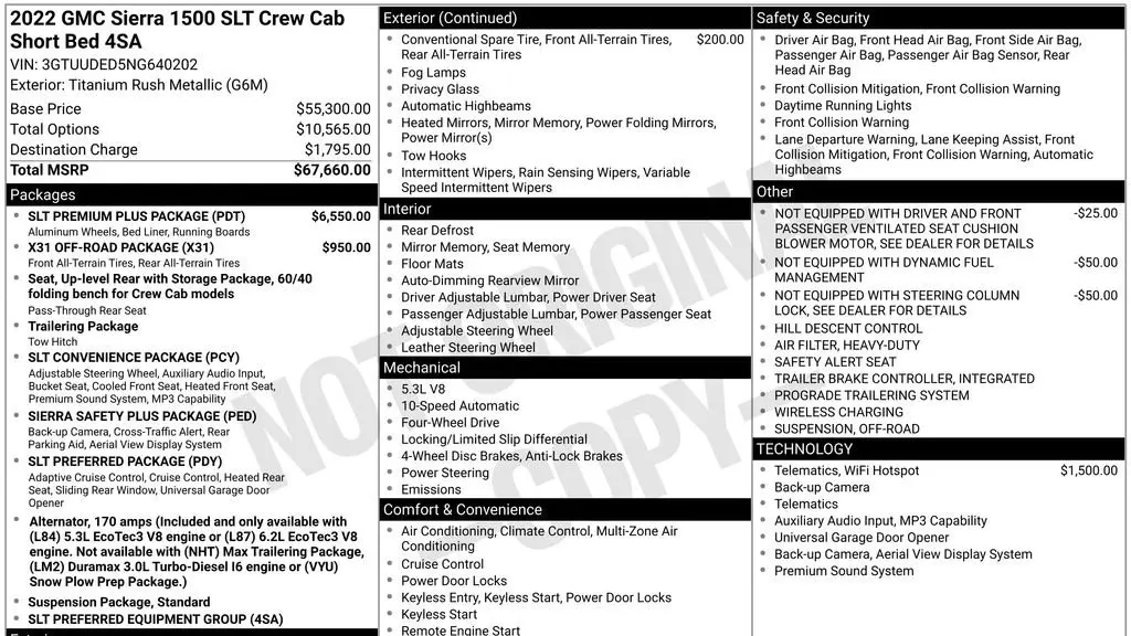 2022 GMC Sierra 1500 SLT