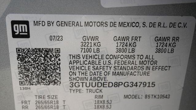 2023 GMC Sierra 1500 SLT