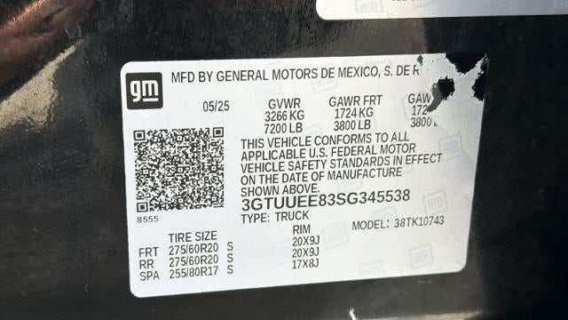 2025 GMC Sierra 1500 AT4