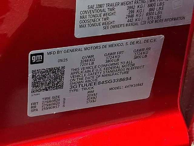 2025 GMC Sierra - $50,788