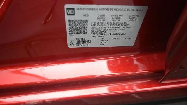 2024 GMC Sierra 1500 AT4
