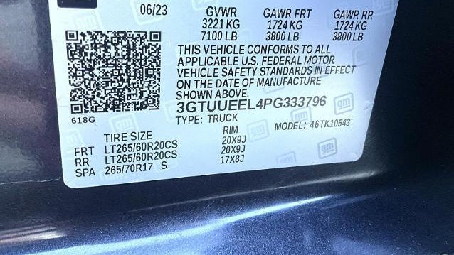 2023 GMC Sierra 1500 AT4