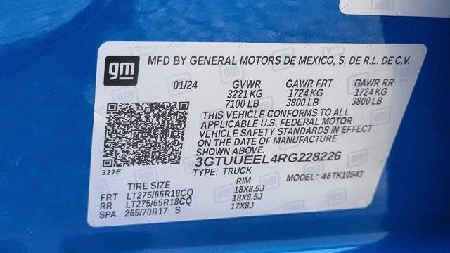 2024 GMC Sierra 1500 AT4