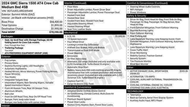 2024 GMC Sierra 1500 AT4