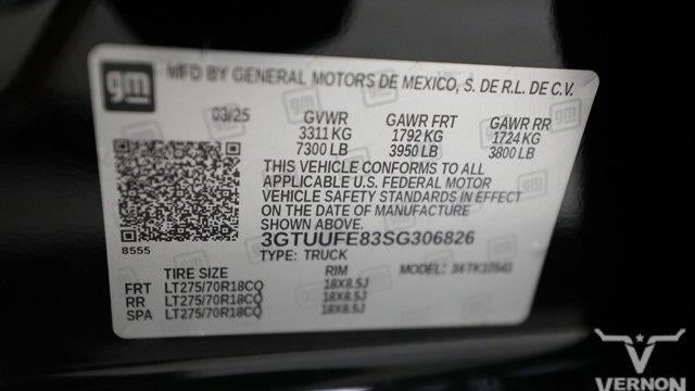 2025 GMC Sierra 1500 AT4X