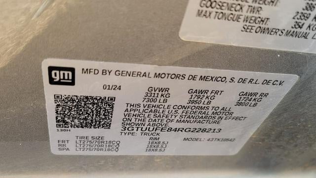 2024 GMC Sierra 1500 AT4X