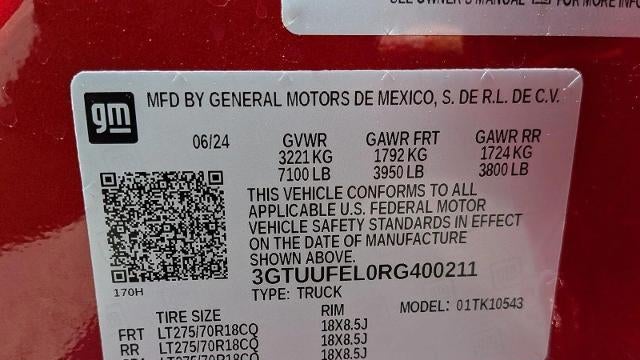 2024 GMC Sierra 1500 AT4X