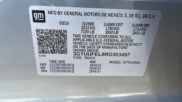 2024 GMC Sierra 1500 AT4X