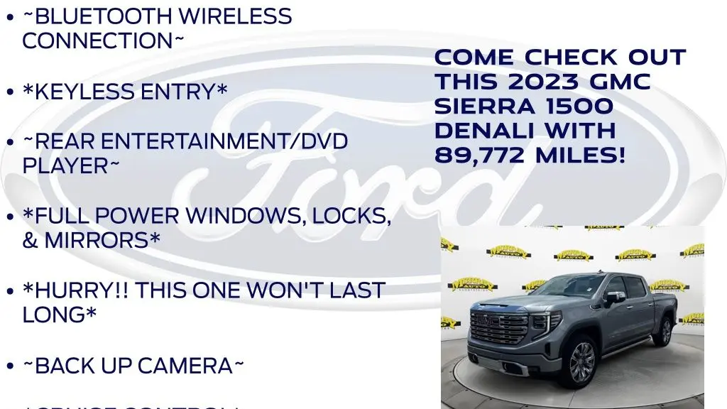 2023 GMC Sierra 1500 Denali