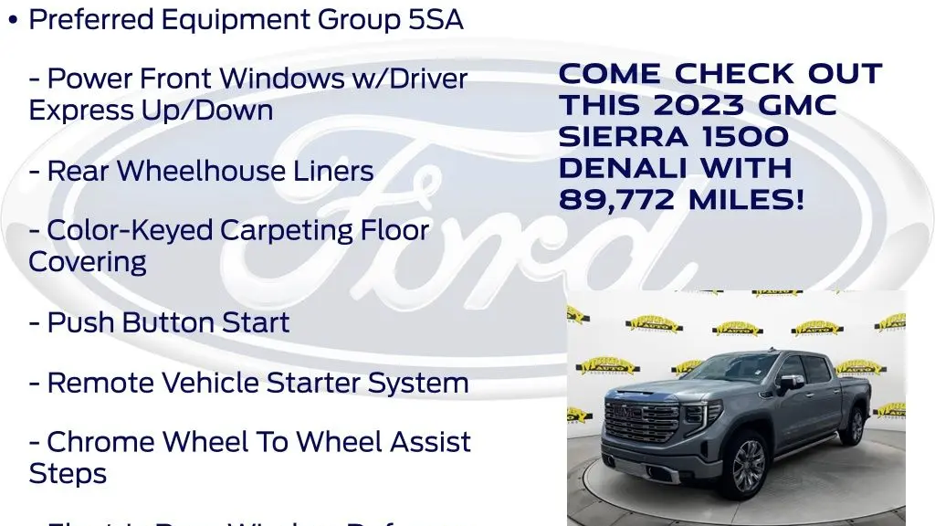 2023 GMC Sierra 1500 Denali
