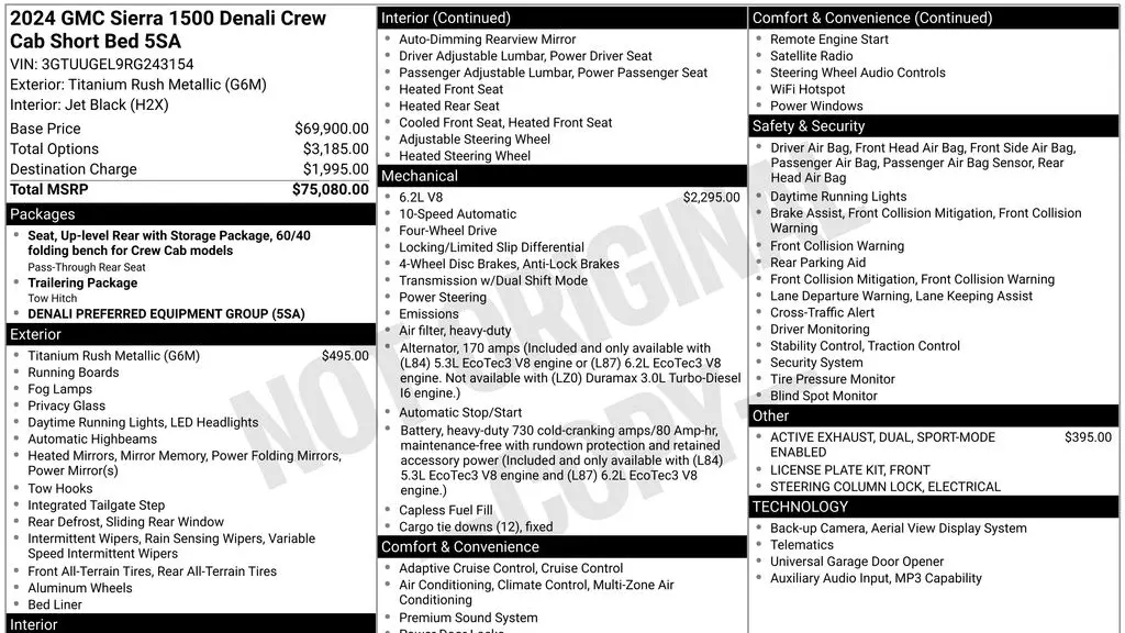 2024 GMC Sierra 1500 Denali