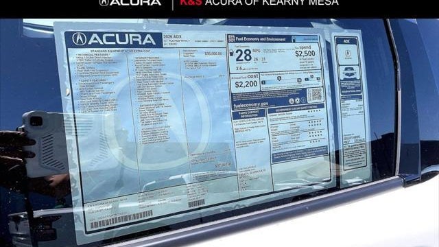 2026 Acura ADX Base