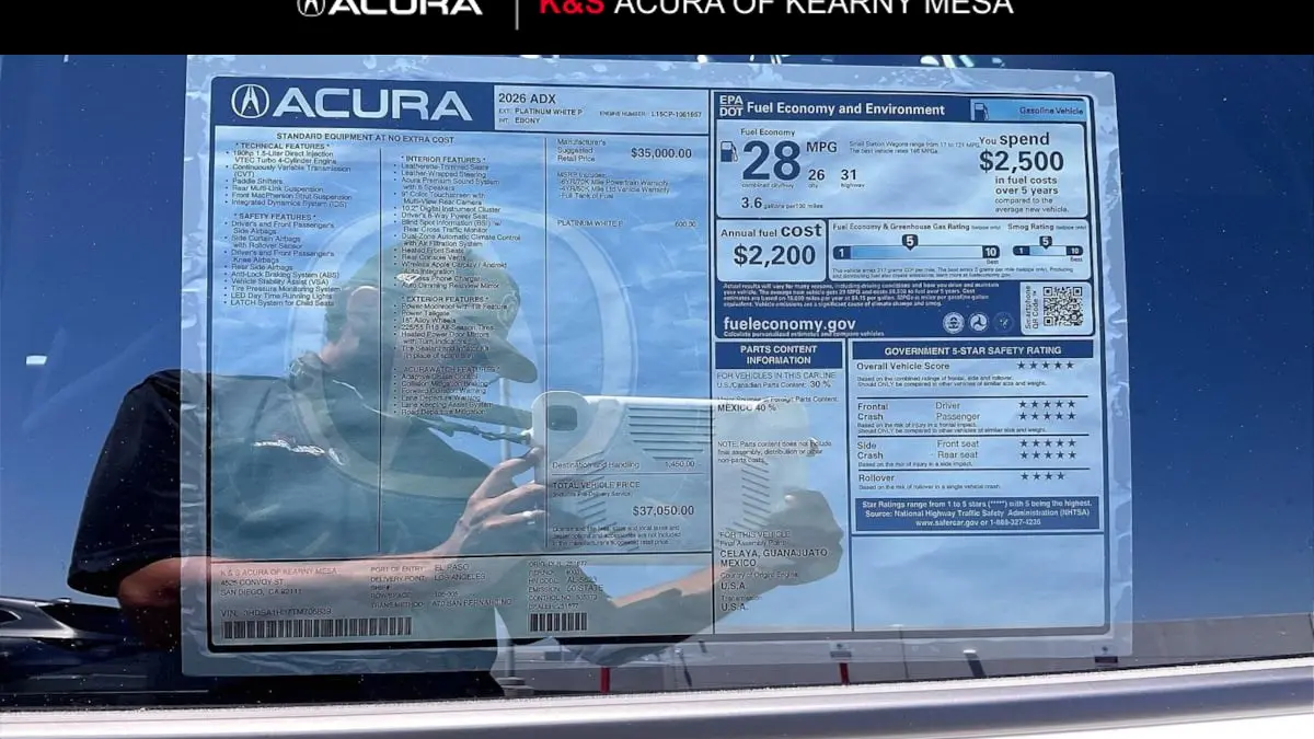 2026 Acura ADX Base