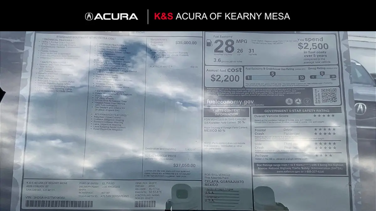 2026 Acura ADX Base