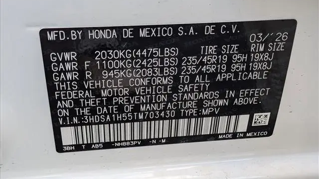 2026 Acura ADX w/A-SPEC