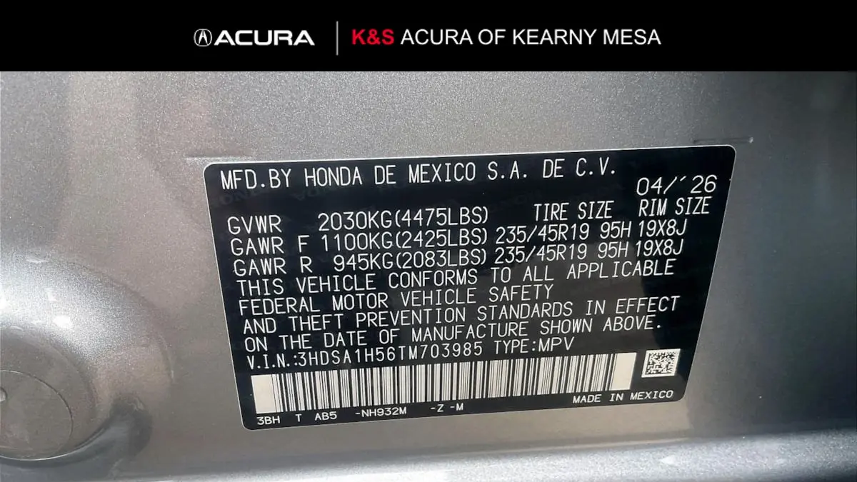 2026 Acura ADX w/A-SPEC