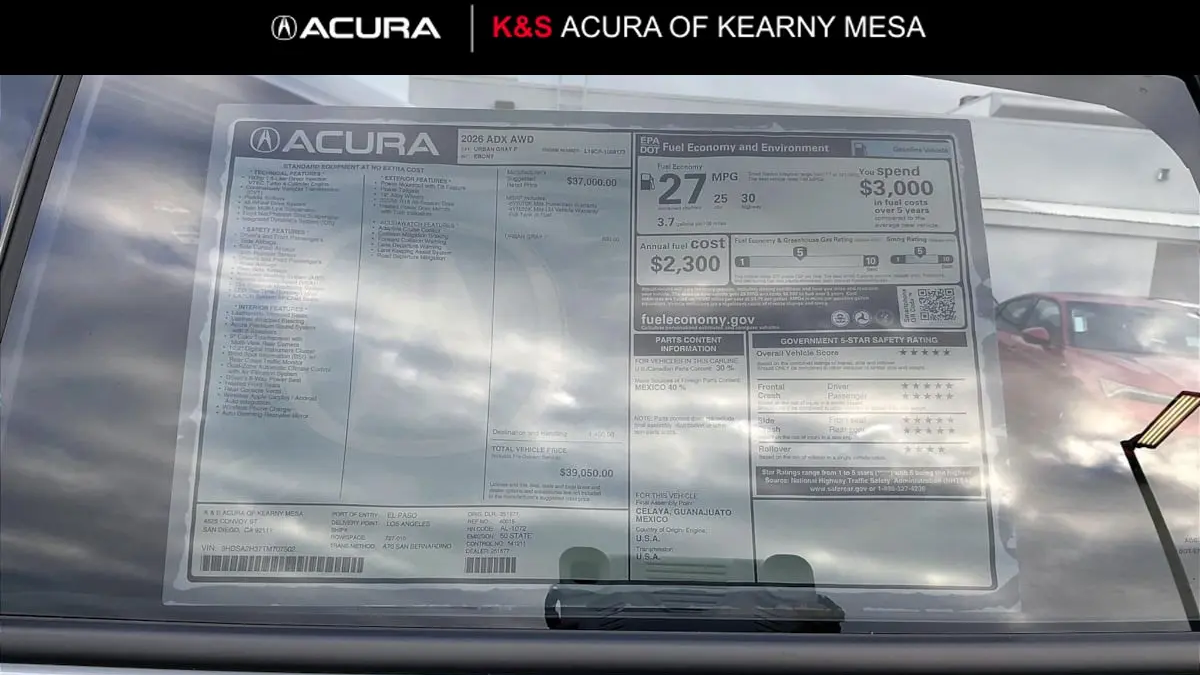 2026 Acura ADX Base