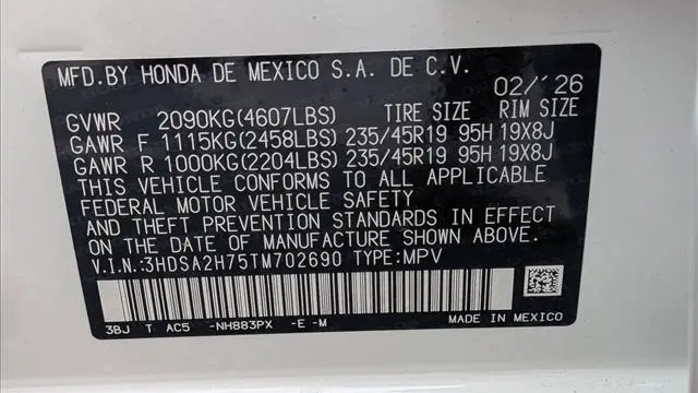 2026 Acura ADX w/A-SPEC w/Advance