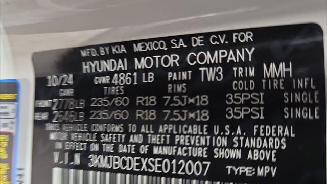 2025 Hyundai TUCSON SEL