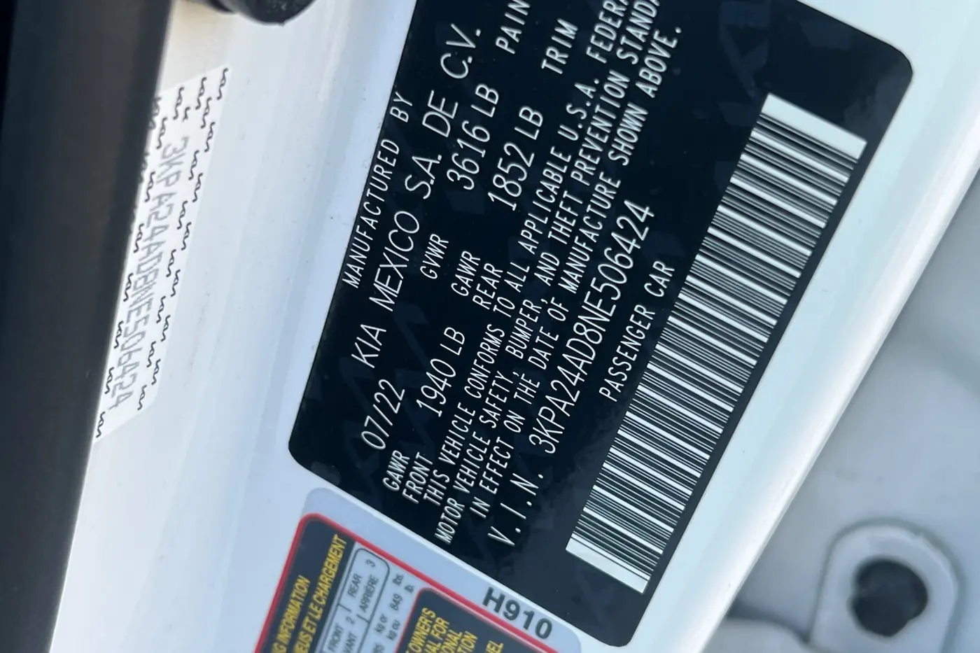 2022 Kia Rio - $16,488