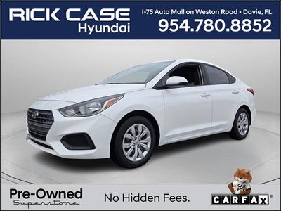 2018 Hyundai Accent SE 4DR Sedan 6A