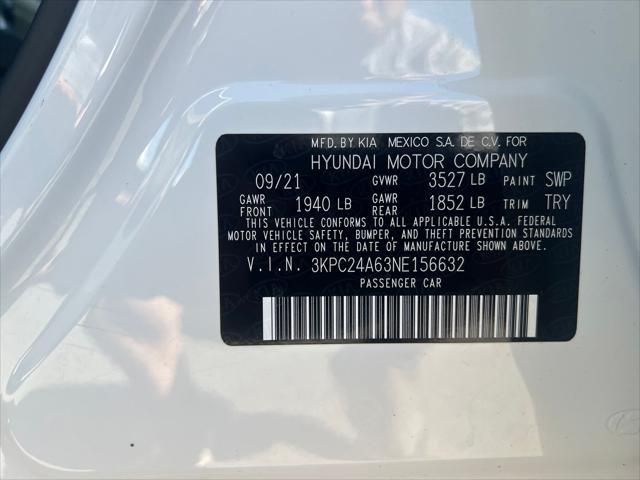 2022 Hyundai Accent - $17,527