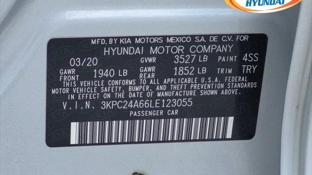 2020 Hyundai ACCENT SE