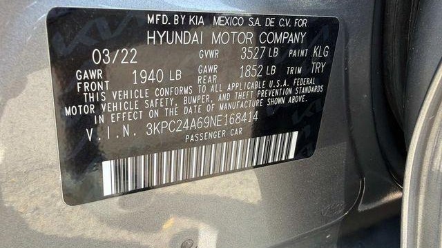 2022 Hyundai ACCENT SE