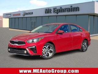 2019 Kia Forte with Currant Red Exterior