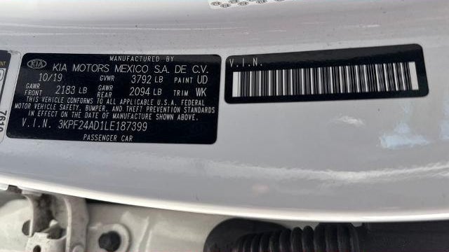 2020 Kia Forte FE
