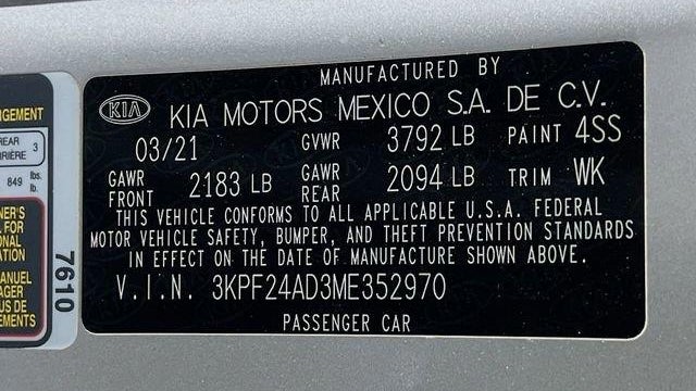 2021 Kia Forte LXS