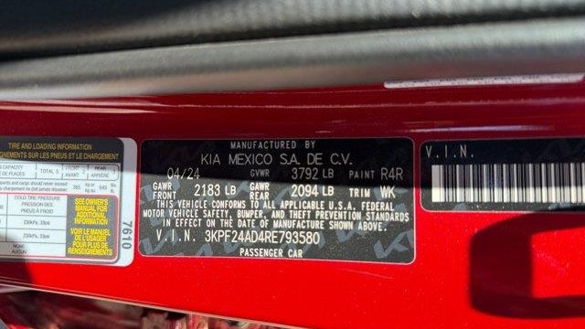 2024 Kia Forte LXS