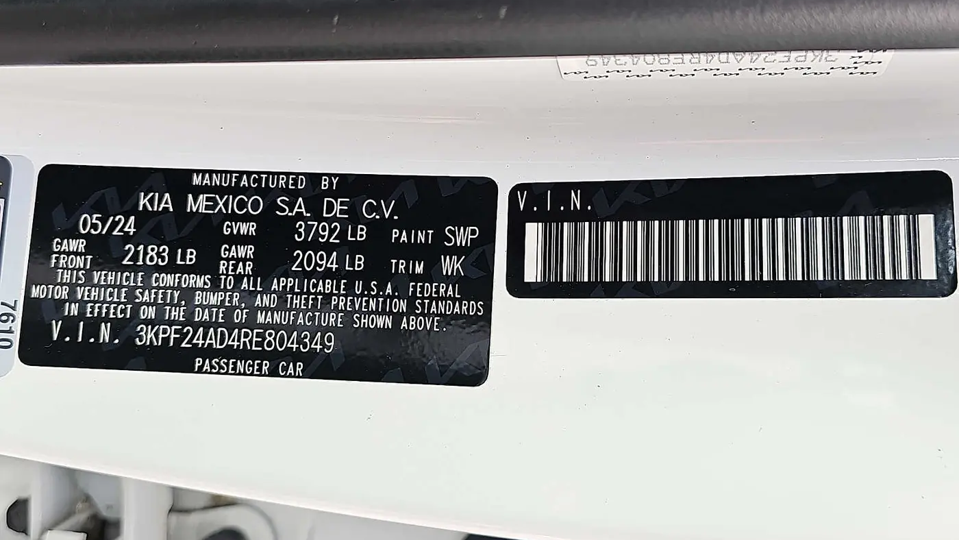 2024 Kia Forte LXS