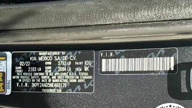 2022 Kia Forte FE