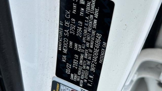2022 Kia Forte LXS