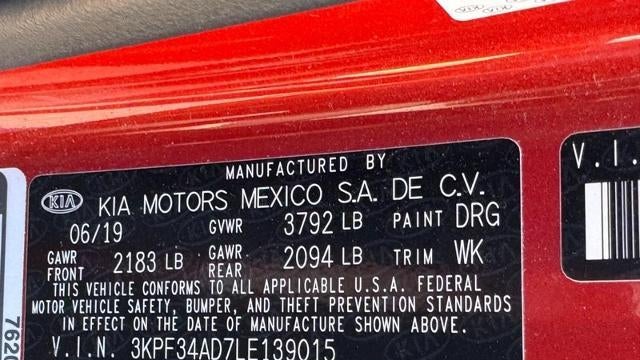 2020 Kia Forte GT Line